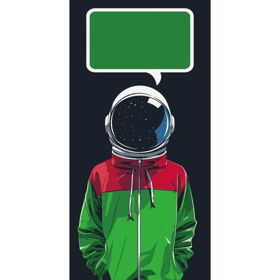 Листівка за номерами "Космонавт" 16116-AC 40х80 см