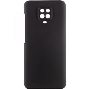 Чехол Silicone Cover Lakshmi Full Camera (AAA) для Xiaomi Redmi Note 9s / Note 9 Pro /Note 9 Pro Max Черный / Black