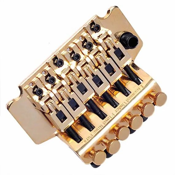Гітарний Бридж Флойд роуз Floyd Rose тремоло для електрогітари золотий | Зображення 3