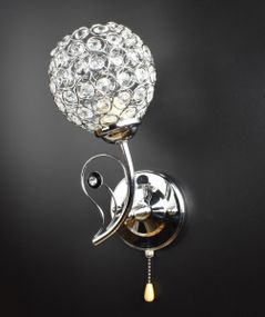 Бра настінна 26007 Хром 16х14х34 см.