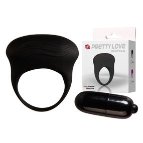 Эрекционное кольцо - Pretty Love Bertram Penis Ring Black sexstyle