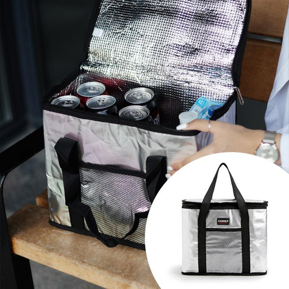 Термосумка на 25 л для транспортування холодних і гарячих продуктів, збереження температури до 9 годин | Зображення 6