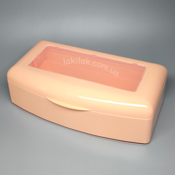 Бокс для дезінфекції та стерилізації інструментів (персиковий) 500мл | Зображення 1