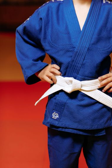 Кімоно для дзюдо синє, TM "Kintayo" Yuko, 140 зріст, щільність 450 гр/м.кв. | Зображення 2