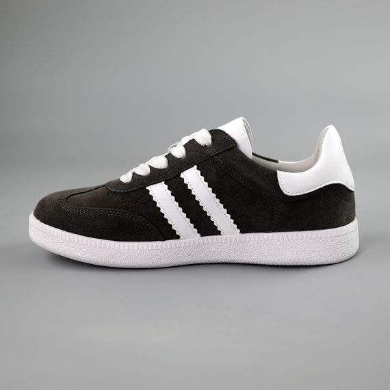 Кеди жіночі замшеві 591413 Темно-сірі 36 37 38 39 40 41 | Зображення 2