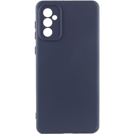 Чохол TPU GETMAN Liquid Silk Full Camera для Samsung Galaxy S24+ Синій / Midnight Blue