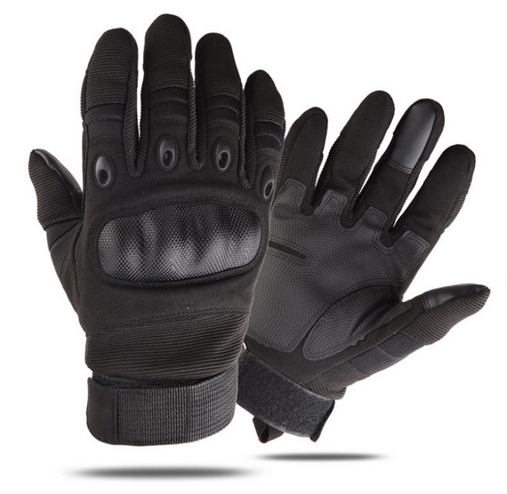 Рукавиці тактичні Primo Carbon повнопалі, сенсорні, розмір L - Black | Зображення 1
