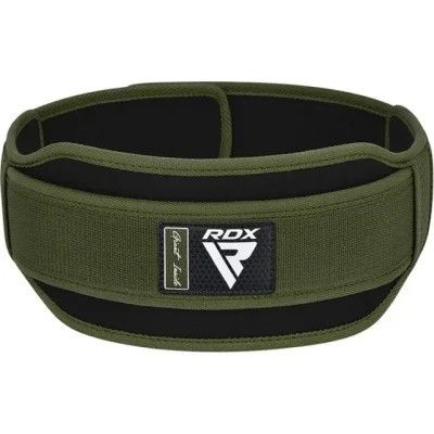 Атлетический пояс RDX RX5 Double Belt неопреновий Army Green S (WBD-RX5AG-S) | Зображення 2