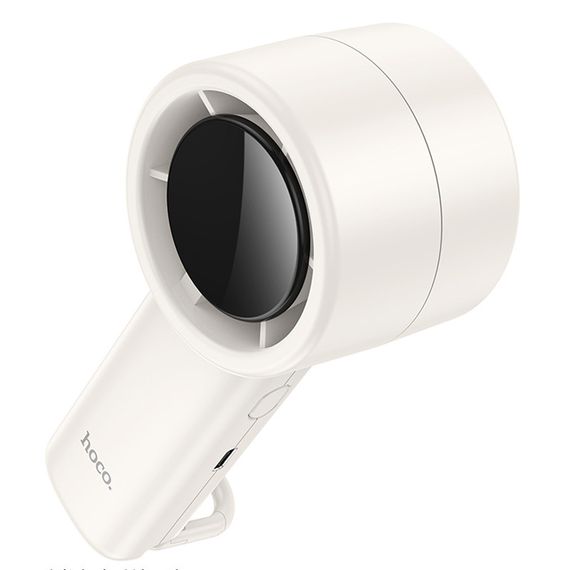 Портативний вентилятор Hoco HX63 Fashion high-speed handheld fan 2000 mAh White | Зображення 4