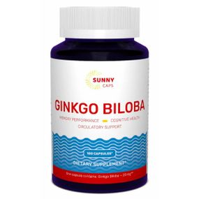 Гинкго Билоба Sunny Caps Ginkgo Biloba 20 mg 100 Caps