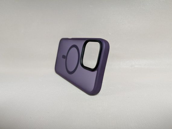 Чохол для iPhone 16 Pro Max / Айфон 16 Про Макс Wave Matte Insane, TPU, матовий, напівпрозорий, фіолетовий | Зображення 2