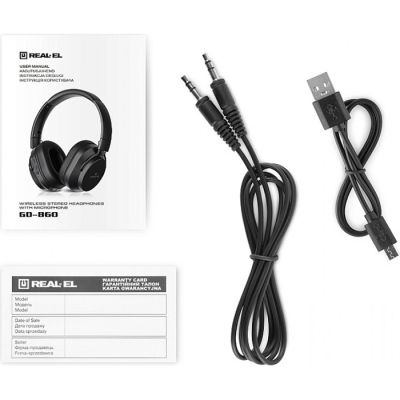 Наушники REAL-EL GD-860 Black (GD-860 Black) | Зображення 7