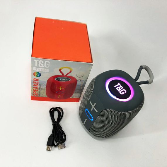 Bluetooth колонка радіо на ремені TG658, Блютуз акустика з радіо, Бездротова bluetooth колонка VD-45 | Зображення 2