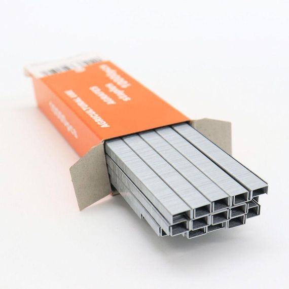 Скоби для садового підв'язувального степлера 10000 шт, 6х4 мм, 604С / Упаковка скоб для тапенера | Зображення 8