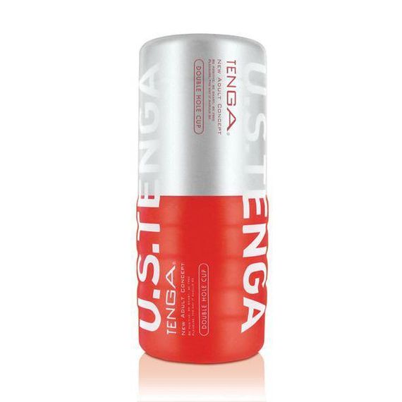 Мастурбатор Tenga US Double Hole Cup (двосторонній великий) з двома незалежними каналами sexstyle