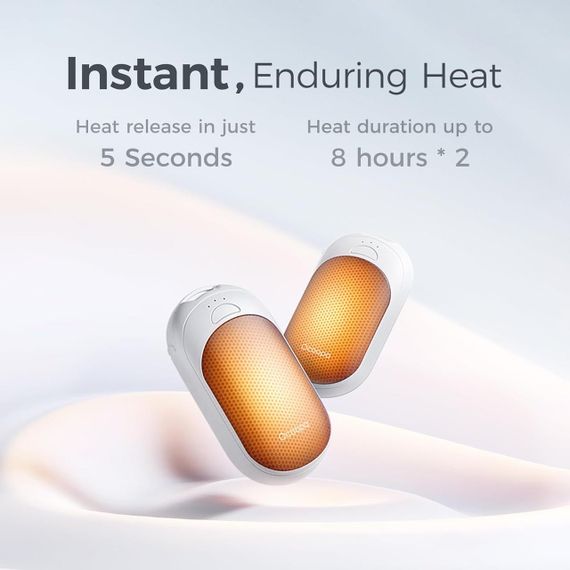 Магнитные электрические грелки для рук 2-в-1 5000 mAh Ocoopa Heater UT3 Lite | Зображення 5
