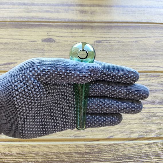 Стеклянная трубка Bullet Oil Green | Зображення 2