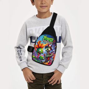 Сумка через плечо детская Растения против зомби 29х17 см сумка слинг для мальчика (02147)
