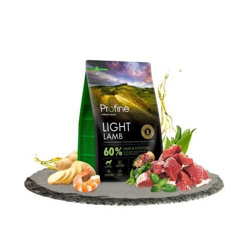 Корм сухой Profine Light Lamb and Potatoes для собак с избыточным весом, с ягнятиной и картофелем, 3 кг | Зображення 1