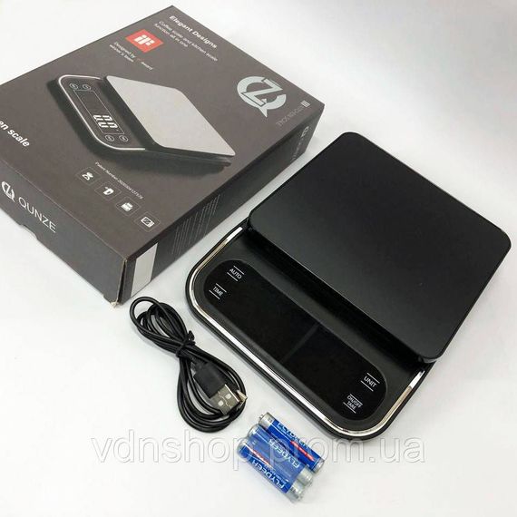 Кухонні ваги з дисплеєм ваги X-1, 5кг, Ваги побутові кухонні з вимірюванням об'єму MA-51 | Зображення 3