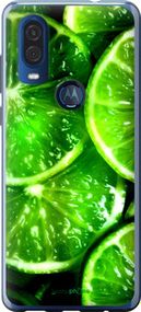 Чохол на Motorola One Vision Зелені часточки лимона "852u-1782-2448"