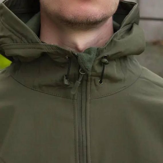 Куртка софтшел Gman Олива Soft Shell на флісі | Зображення 7