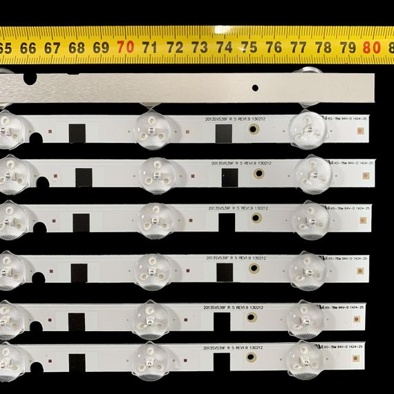 LED підсвітка Samsung TV 39" 800mm 3V 2013SVS39F REV1.9 L8/R5 D2GE-390SCA-R3, D2GE-390SCB-R3 1шт. | Зображення 1