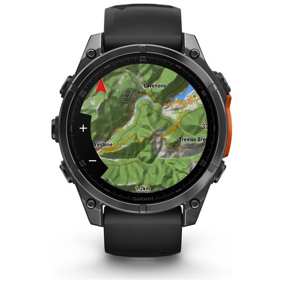 Смарт-годинник Garmin fenix 8 47mm, AMOLED, Glass/SS, SlateGray Steel/Black, BlkBnd, GPS (010-02904-00) | Зображення 1
