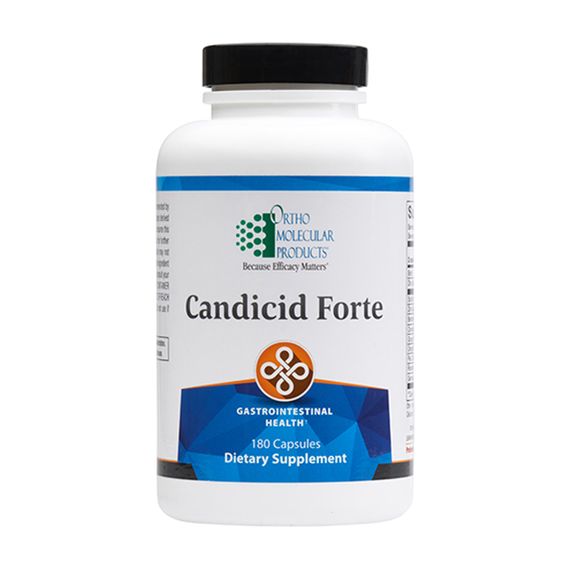 Кандида форте, Candicid Forte, Ortho Molecular Products, 180 кап.