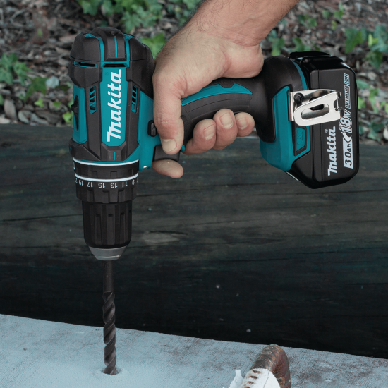 Шурупокрут з ударом акумуляторний Makita DHP482Z (62 Нм, 1.5-13 мм, LXT, без акумуляторів та зарядного пристрою) | Зображення 5