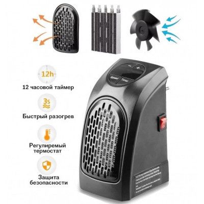 Тепловентилятор HANDY HEATER (з пультом) (rd-04) | Зображення 2