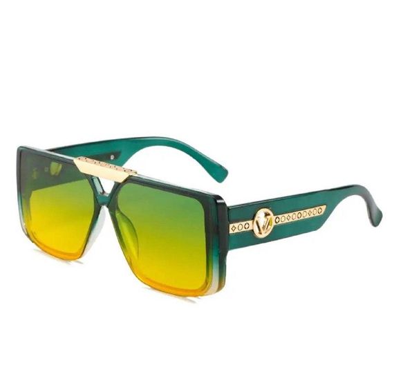 Окуляри сонячні для жінок розкішні дизайнерські, квадратні | Зображення 1