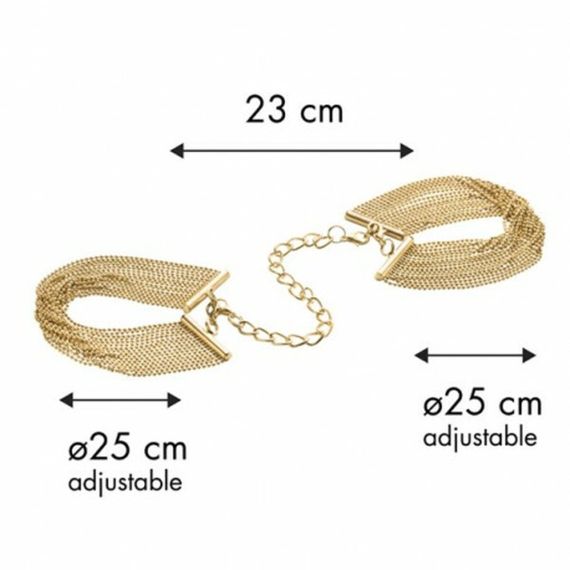 Браслети-наручники MAGNIFIQUE Bijoux Indiscrets, золотисті | Зображення 5