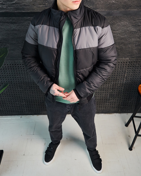 Куртка Ліон чорно-антрацит S M | Зображення 1