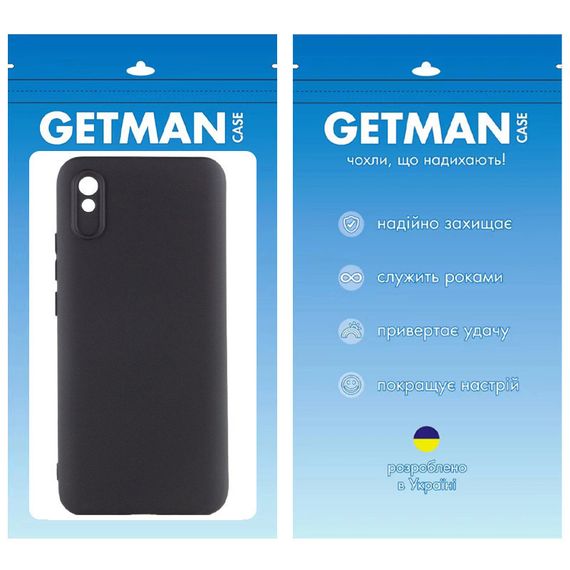 Чехол TPU GETMAN Liquid Silk Full Camera для Xiaomi Redmi 9A | Зображення 3