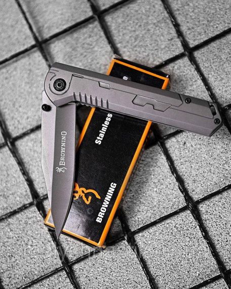 Нож выкидной browning grey ДЛ6506 | Зображення 4