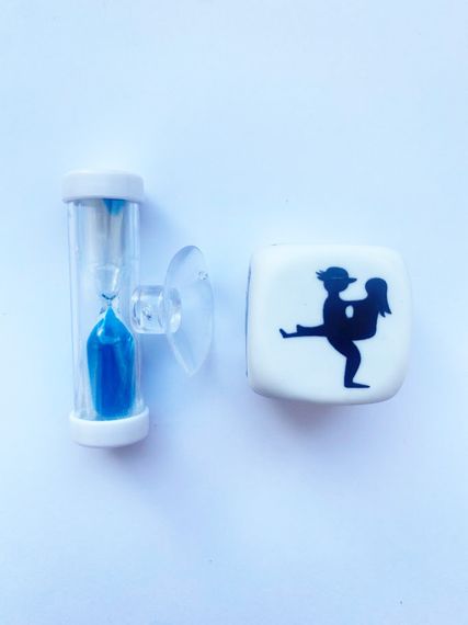 Игровой набор: кубик + песочные часы sexstyle | Зображення 5