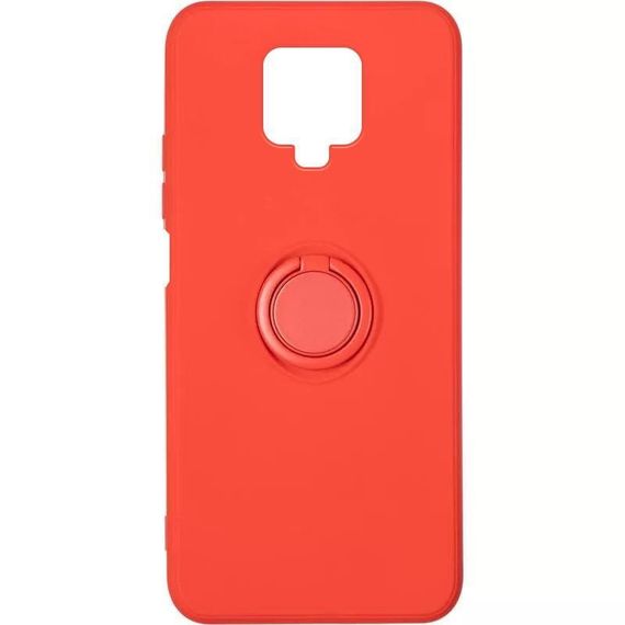 Чохол TPU Candy Ring для Xiaomi Redmi Note 9 Pro Max Red