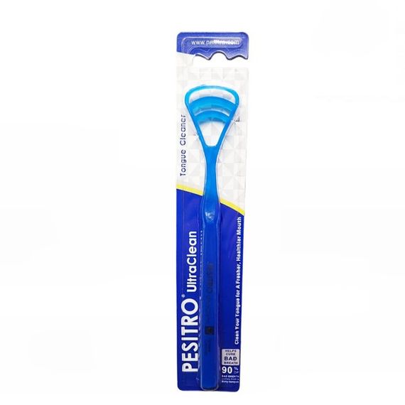 Очисник язику Pesitro Tongue Scraper синій