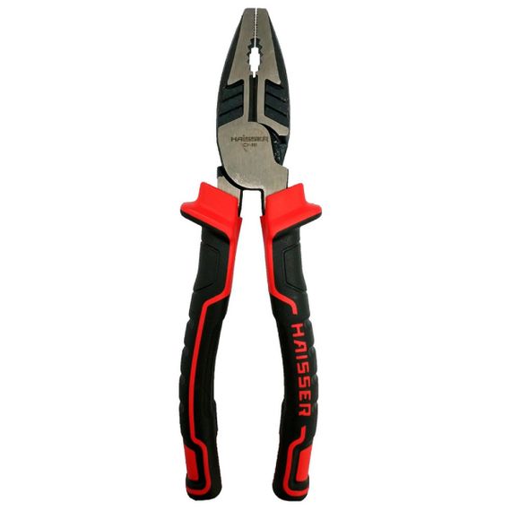 Плоскогубцы 41133 Cr-Ni Blacken Polished 50% SAVE POWER 180 мм Haisser | Зображення 1