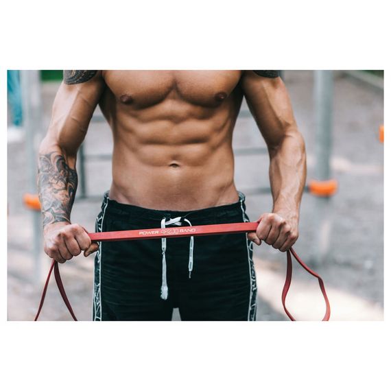 Еспандер-петля (резинка для фітнесу і спорту) 4FIZJO Power Band 32 мм 17-26 кг 4FJ1073 (P-5907222931073) | Зображення 2