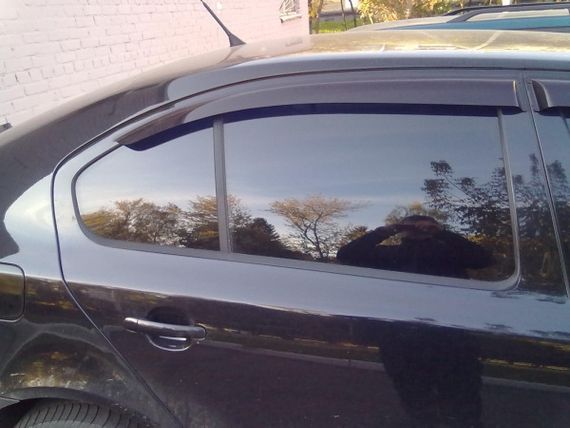 Вітровики LiftBack (4 шт, HIC) для Skoda Octavia II A5 2006-2010рр | Зображення 2