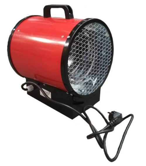 Електрична теплова гармата Vulkan 3,0 кВт, площа обігріву 30 кв.м., червоний, підлоговий, 220В (3000 (Е) ТП) | Зображення 2