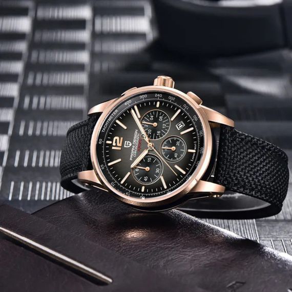 Годинник P2agani Design YS008 Rose Gold-Black | Зображення 1
