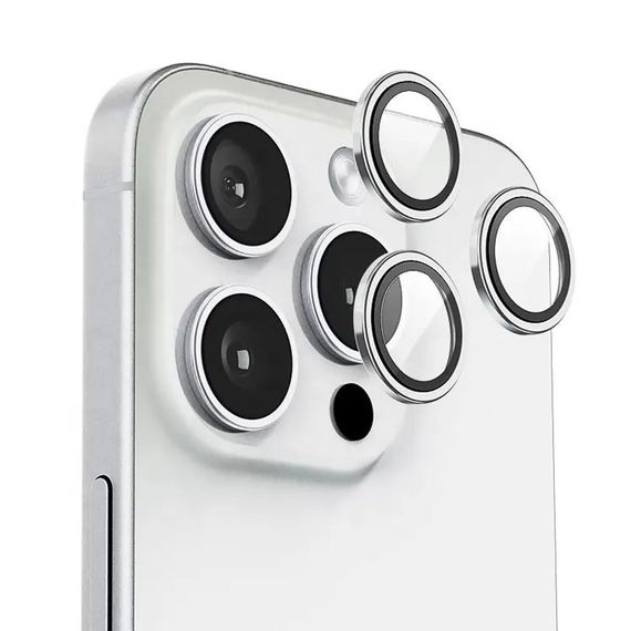 Защитное стекло BlueO Metal на камеру для Apple iPhone 16 Pro / 16 Pro Max / 15 Pro / 15 Pro Max | Зображення 2