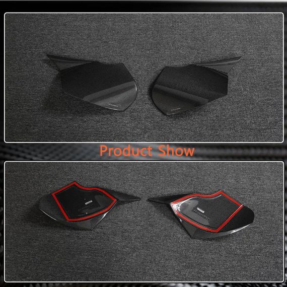 Накладки на спойлер (2021-2024, Карбон) для Zeekr 001 2021- рр | Зображення 5