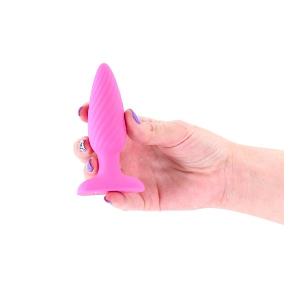 Анальна пробка з вібрацією NS Novelties INYA — Swirl — Pink Sex Aura | Зображення 1