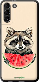 Чохол на Samsung Galaxy S21 Plus Єнотик з кавуном "4605b-2115-2448"