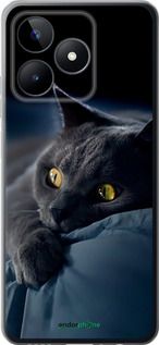 Чохол на Realme C53 Димчастий кіт "825u-3128-2448"