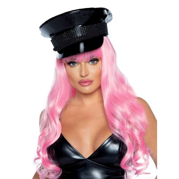 Офіцерський капелюх Festival Officer Hat від Rhinestone Leg Avenue, чорний | Зображення 1